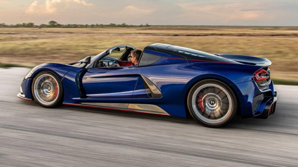 Το Hennessey Venom F5 Roadster ήρθε με τελική 483 χλμ./ώρα!